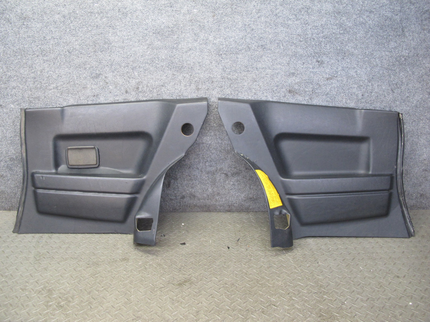 86-88 VW Scirocco MK2 16V Set of 2 Rear Interior Quarter Trim Cover Panel OEM