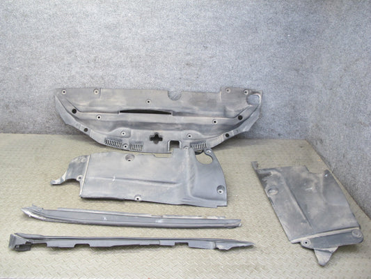 10-13 Lexus GSE20L IS250 Set of 5 Engine Bay Shield Cover Trim OEM