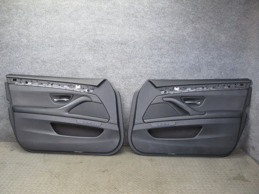 11-16 BMW F10 5-SERIES 550i Front Left Right Door Interior Trim Panel Cover OEM
