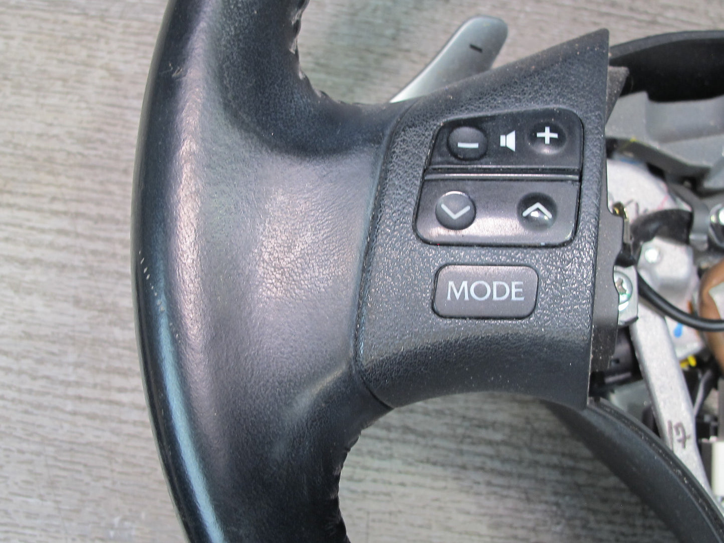 06-12 Lexus IS350 IS250 A/T Leather Steering w Switches & Paddles Black OEM