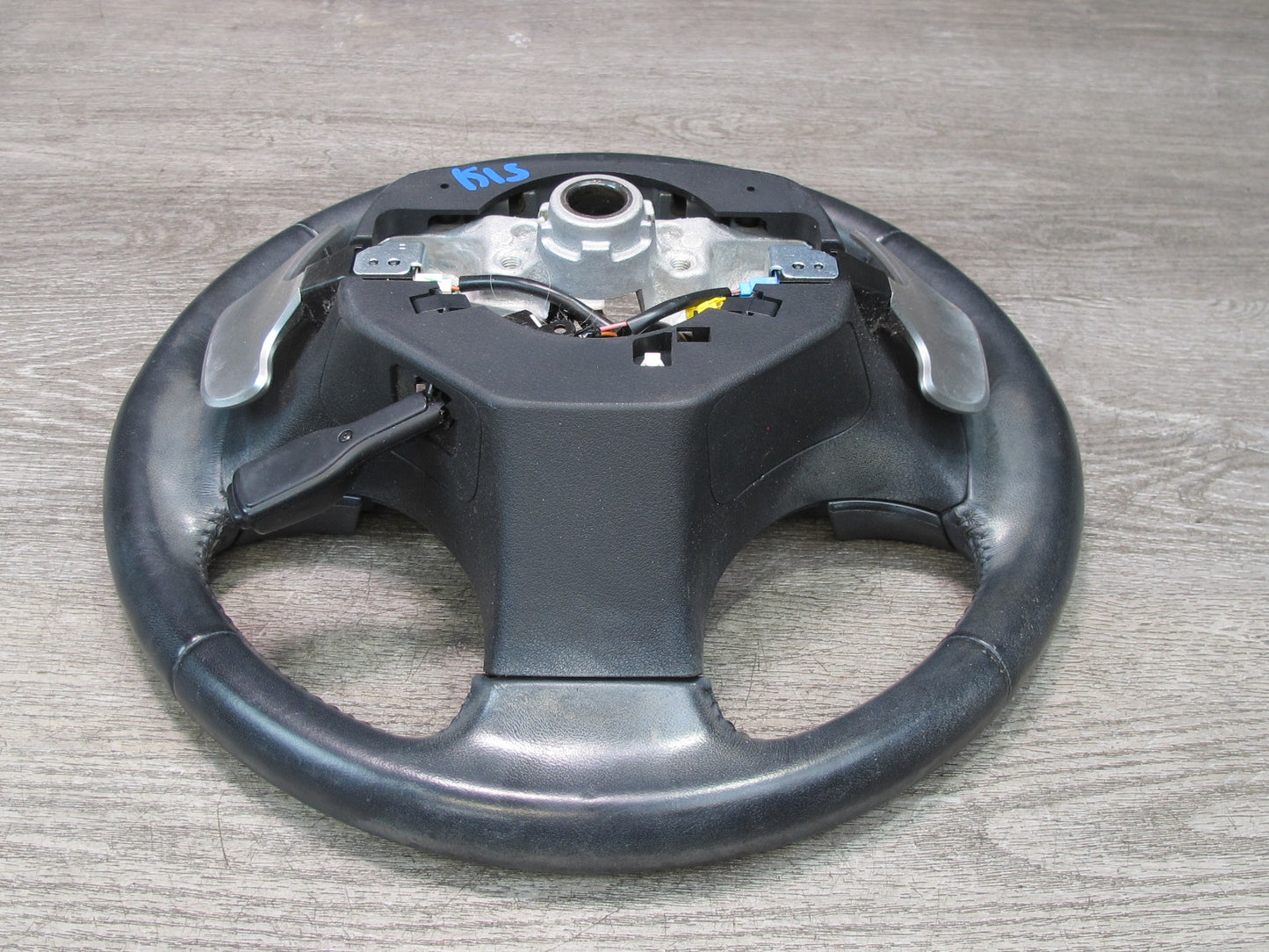 06-12 Lexus IS350 IS250 A/T Leather Steering w Switches & Paddles Black OEM