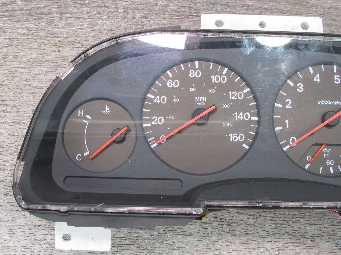 1993 Nissan Z32 300ZX NON Turbo M/T Instrument Cluster Gauge Speedometer OEM
