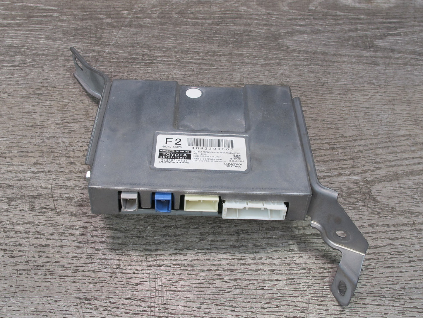 10-11 Lexus IS350 IS250 Transceiver Telematics Control Module 86741-75021 OEM