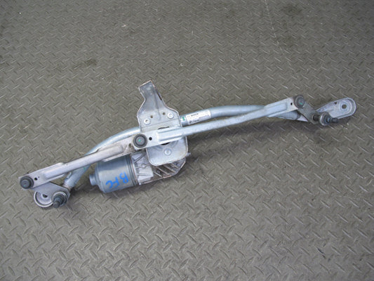 11-16 BMW F01 F10 550i Front Windshield Wiper Transmission Linkage w Motor OEM