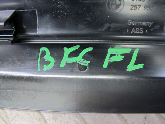 11-16 BMW F10 5-SERIES 550i Set of 2 Front Door Scuff Sill Plate Trim Panel OEM