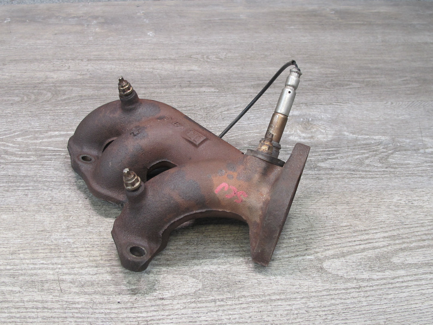 92-96 Lexus JZZ31L SC300 2JZGE Front Exhaust Manifold w Sensor Assembly OEM