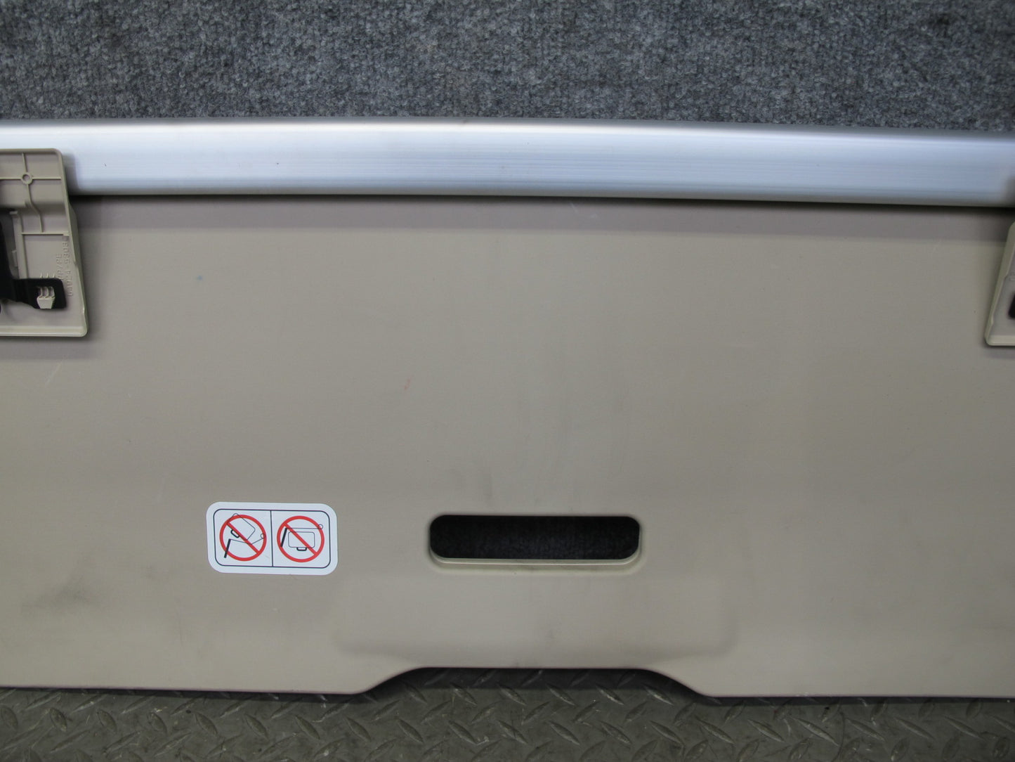 10-11 Lexus GSE20L IS350 IS250 Convertible Rear Trunk Partition Panel Ivory OEM