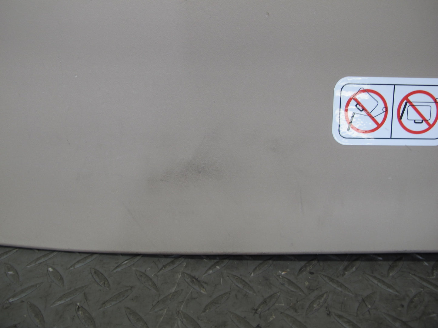 10-11 Lexus GSE20L IS350 IS250 Convertible Rear Trunk Partition Panel Ivory OEM