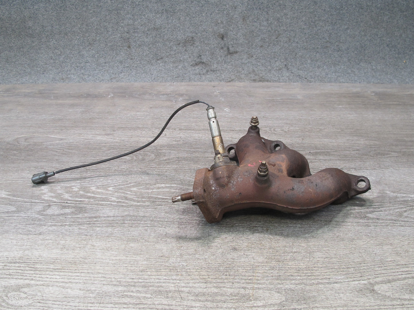 92-96 Lexus JZZ31L SC300 2JZGE Rear Exhaust Manifold w Sensor Assembly OEM