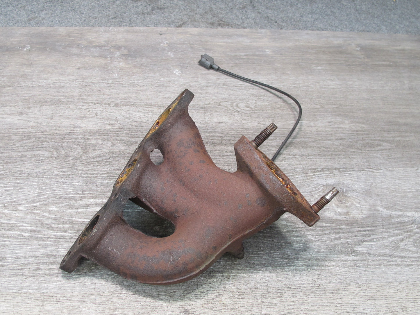 92-96 Lexus JZZ31L SC300 2JZGE Rear Exhaust Manifold w Sensor Assembly OEM
