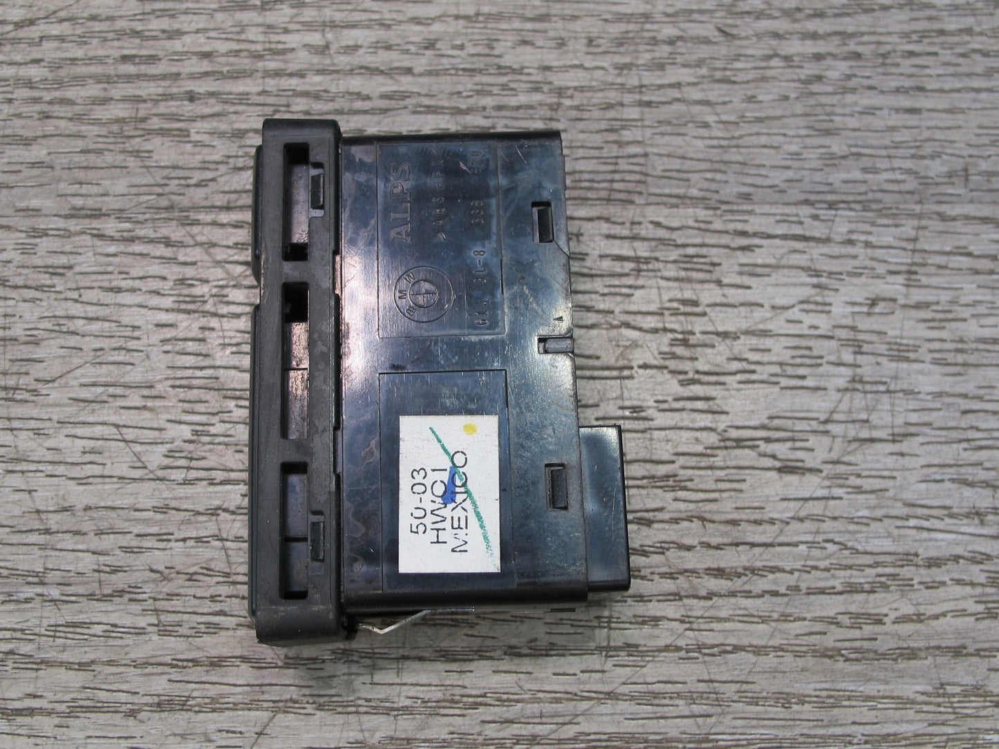 2001-2006 BMW E46 M3 3-SERIES  Emergency Hazard Flasher Lock Switch Button