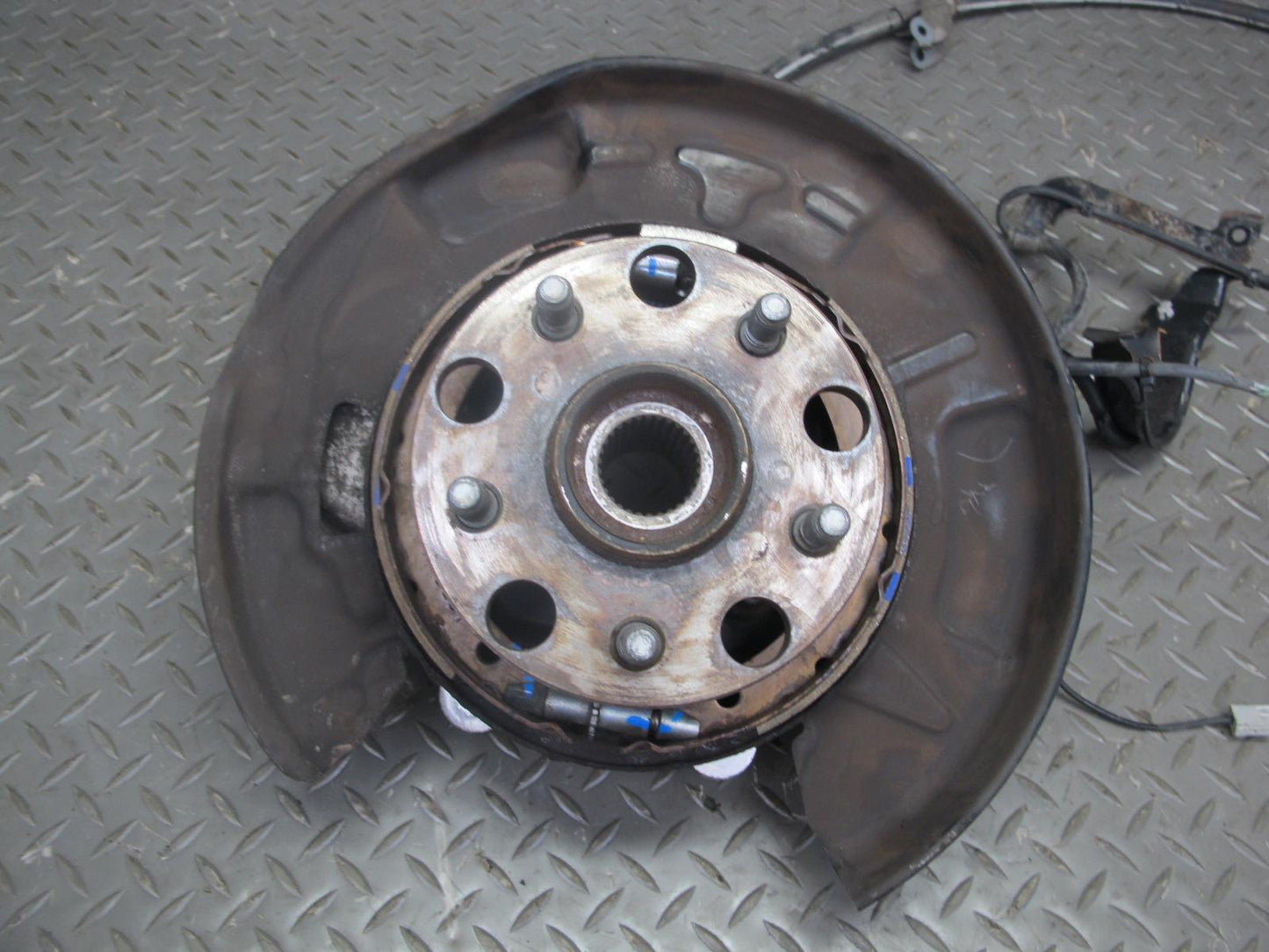 06-14 Lexus IS250 RWD Rear Left Spindle Knuckle Wheel Hub Bearing OEM