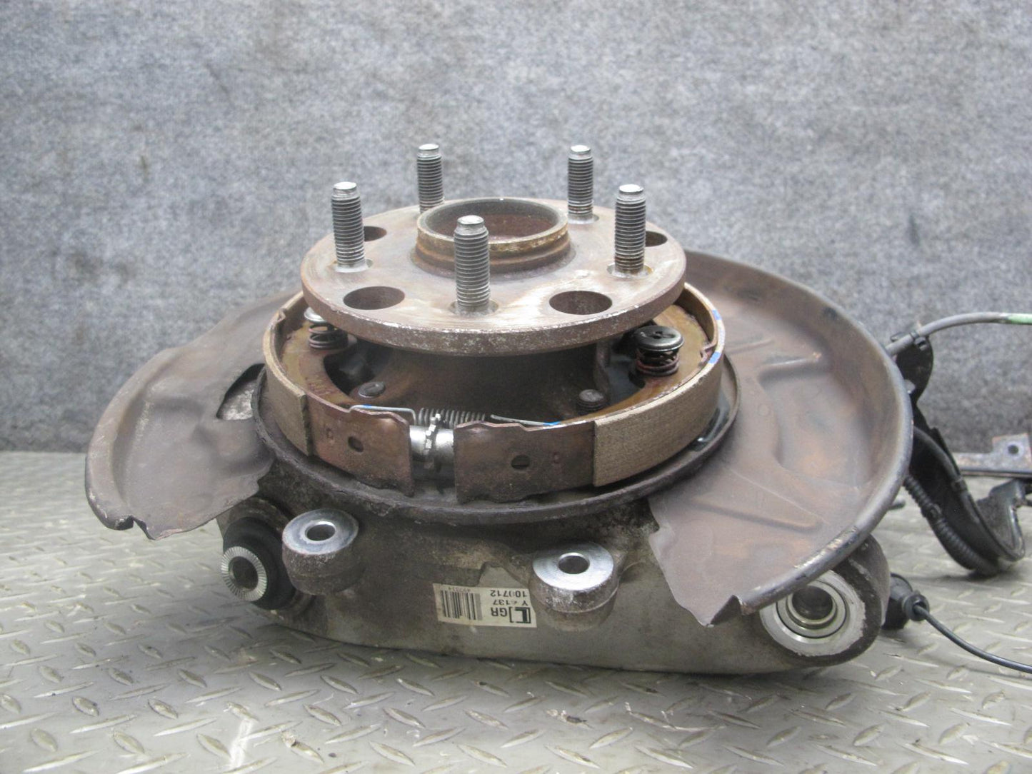 06-14 Lexus IS250 RWD Rear Left Spindle Knuckle Wheel Hub Bearing OEM