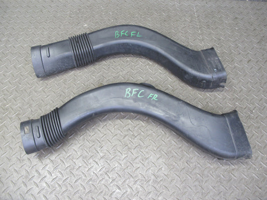 11-13 BMW F12 F13 F10 550i N63 Set of 2 Left & Right Air Intake Duct Pipe OEM