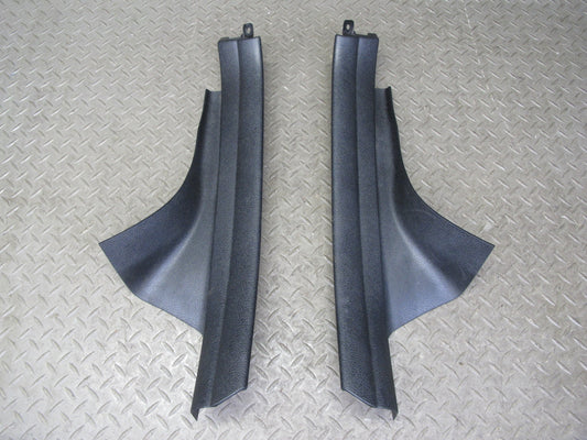 11-16 BMW F10 5-SERIES 550i Set of 2 Rear Door Scuff Sill Plate Trim Panel OEM