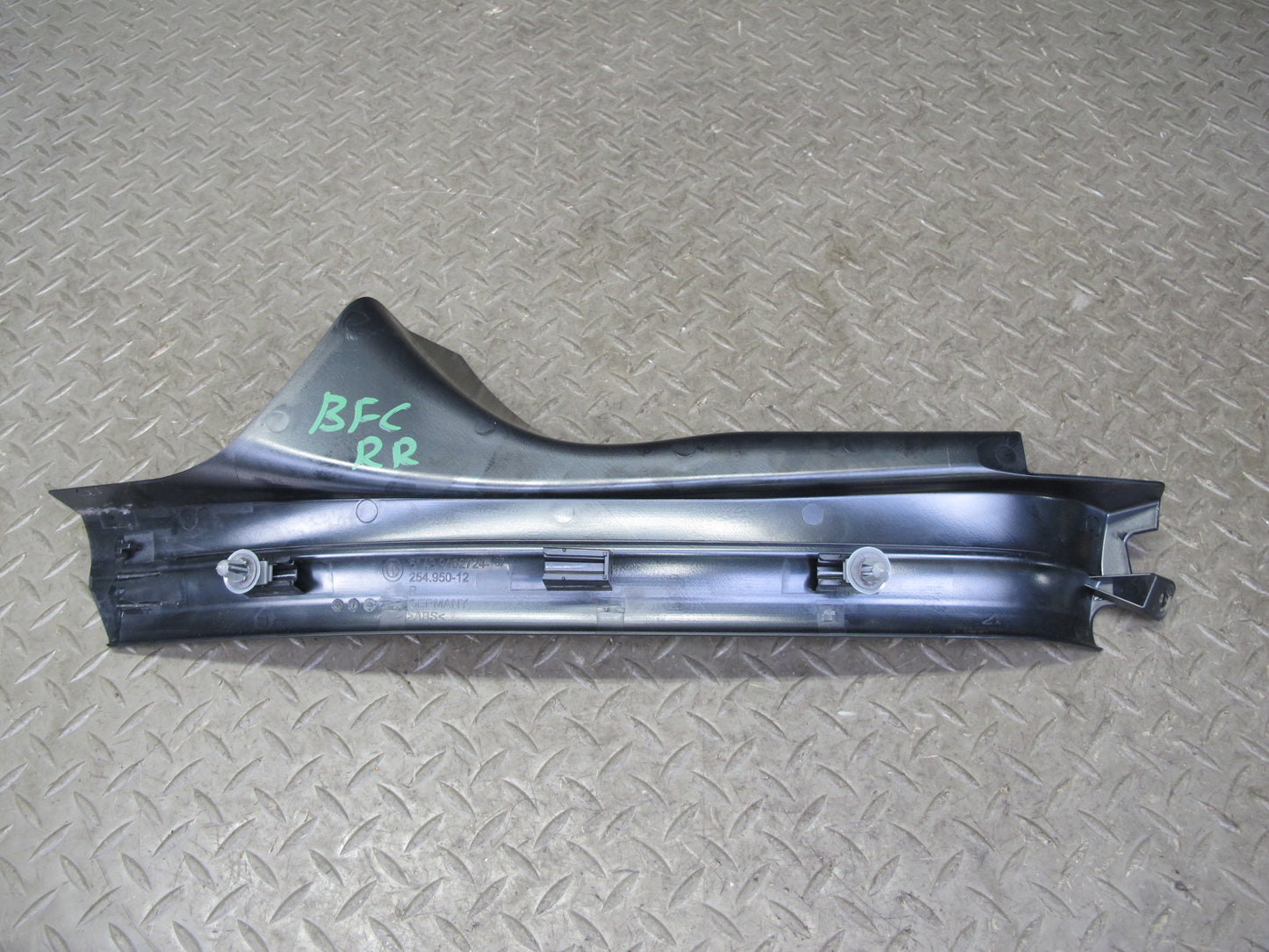 11-16 BMW F10 5-SERIES 550i Set of 2 Rear Door Scuff Sill Plate Trim Panel OEM