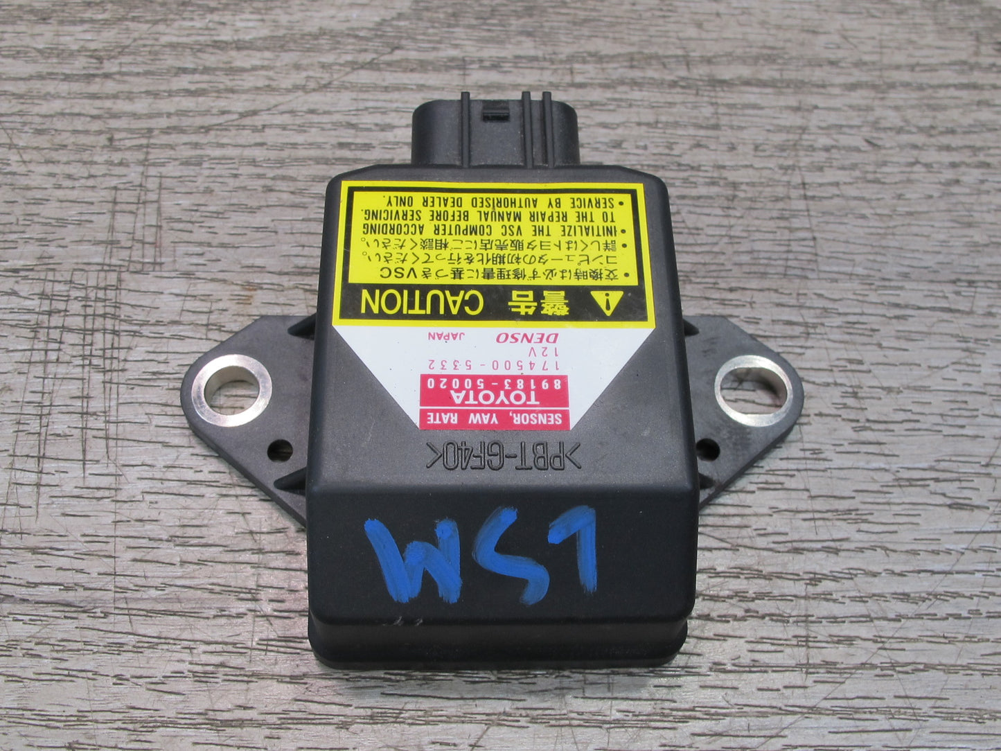 04-06 Lexus UCF30L LS430 YAW Turn Rate Stability Sensor 89183-50020 OEM