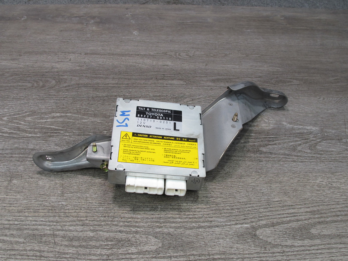 04-06 Lexus LS430 Tilt Telescopic Steering Multiplex Module 89227-50110 OEM