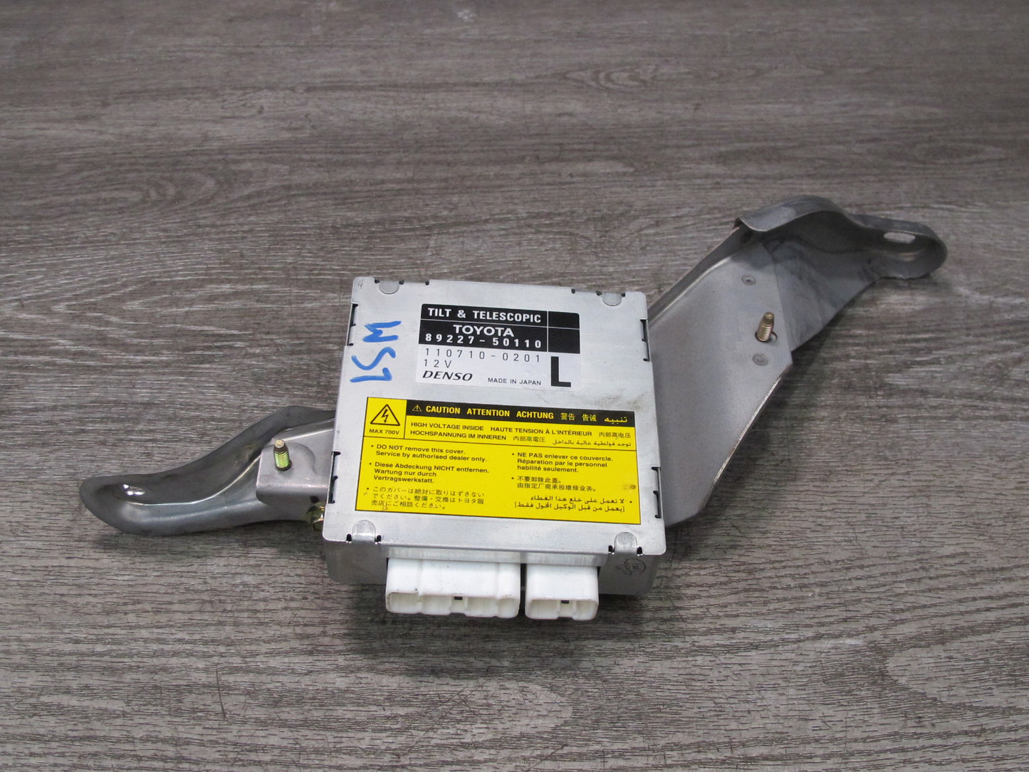04-06 Lexus LS430 Tilt Telescopic Steering Multiplex Module 89227-50110 OEM