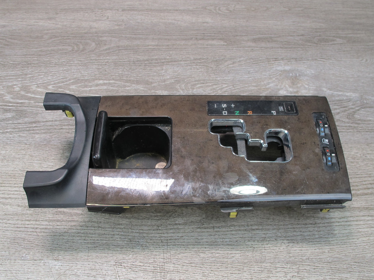 10-11 Lexus IS350 IS250 A/T Front Center Console Wood Gear Shifter Trim OEM