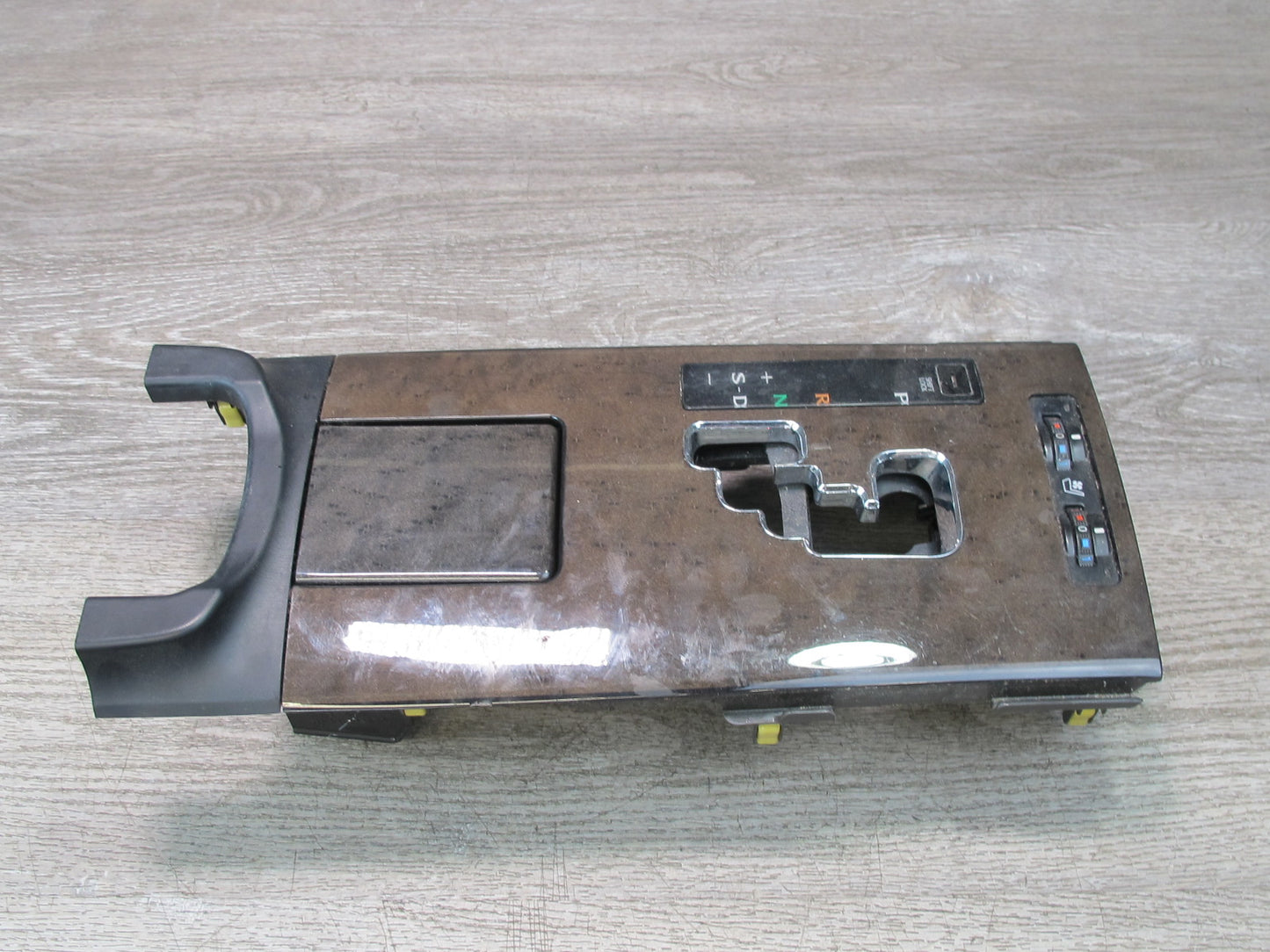 10-11 Lexus IS350 IS250 A/T Front Center Console Wood Gear Shifter Trim OEM
