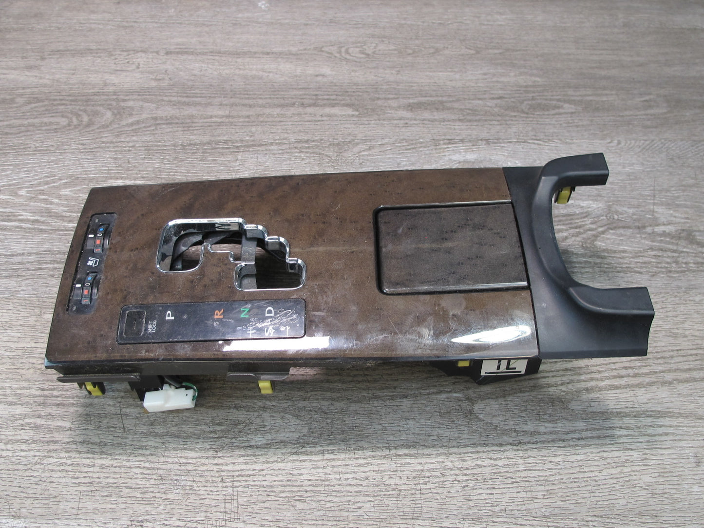 10-11 Lexus IS350 IS250 A/T Front Center Console Wood Gear Shifter Trim OEM