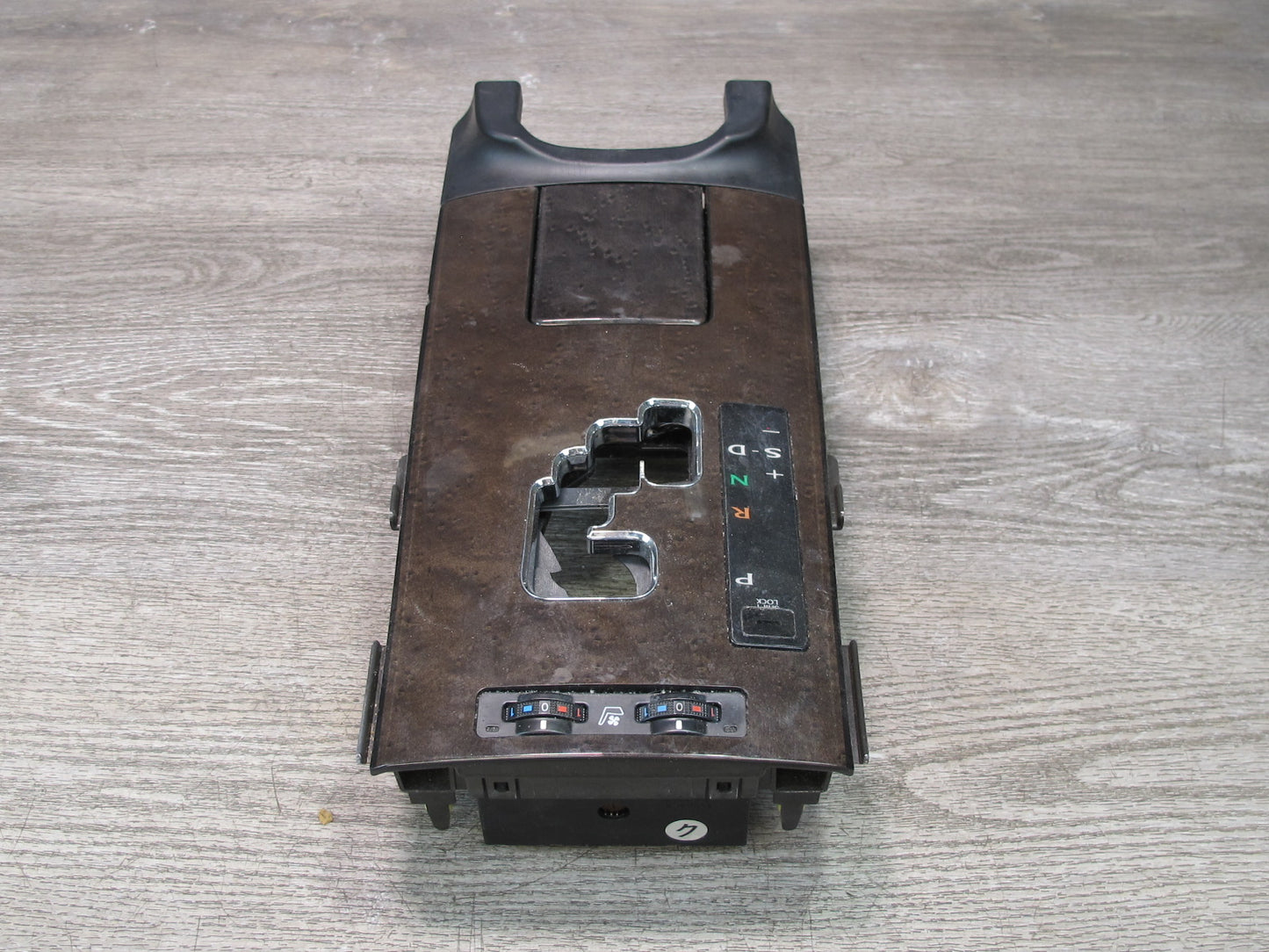 10-11 Lexus IS350 IS250 A/T Front Center Console Wood Gear Shifter Trim OEM