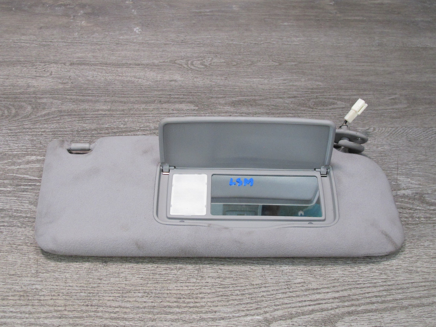 01-06 Lexus UCF30L LS430 Set of 2 Front Left & Right Sun Visor Gray OEM
