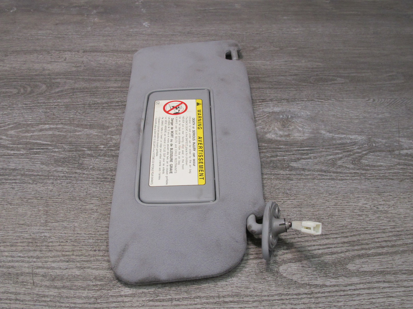 01-06 Lexus UCF30L LS430 Set of 2 Front Left & Right Sun Visor Gray OEM