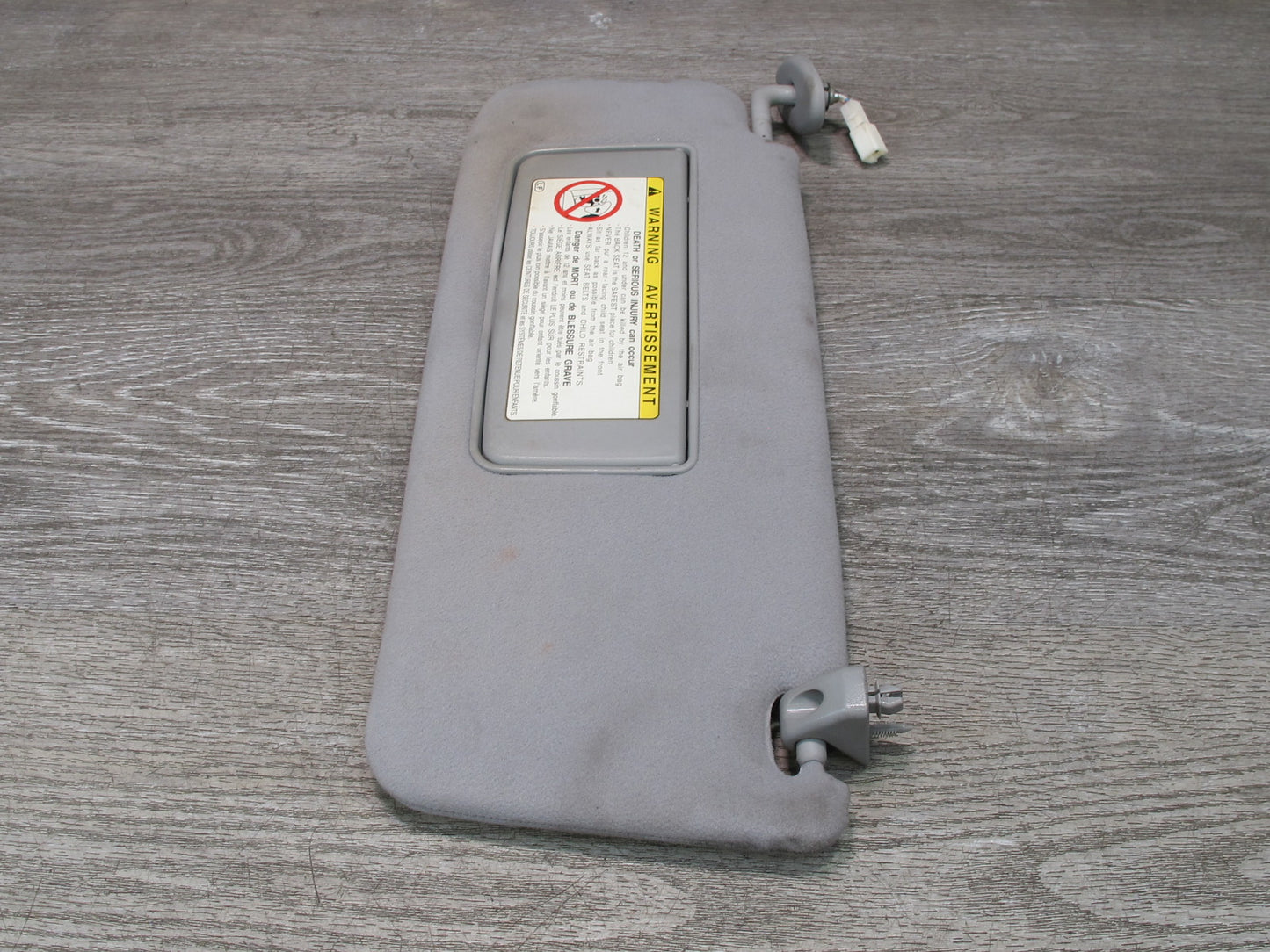 01-06 Lexus UCF30L LS430 Set of 2 Front Left & Right Sun Visor Gray OEM