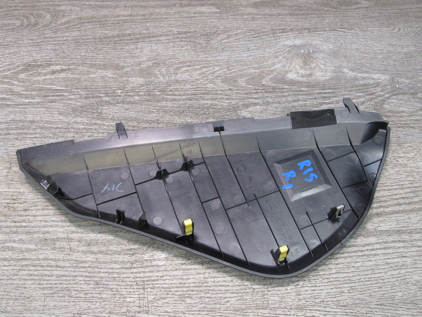 06-15 Lexus IS350 IS250 Set of 2 Left & Right Dash END Cap Trim Cover Black OEM