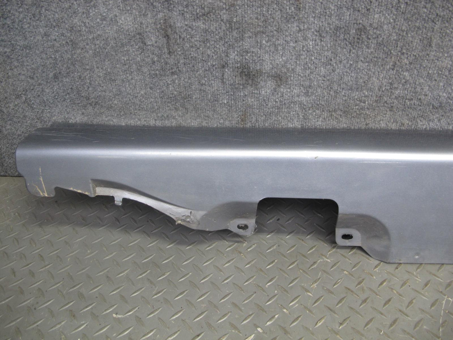 2001-2006 BMW E46 M3 S54 Right Passenger Side  Skirt Rocker Panel Molding Silver