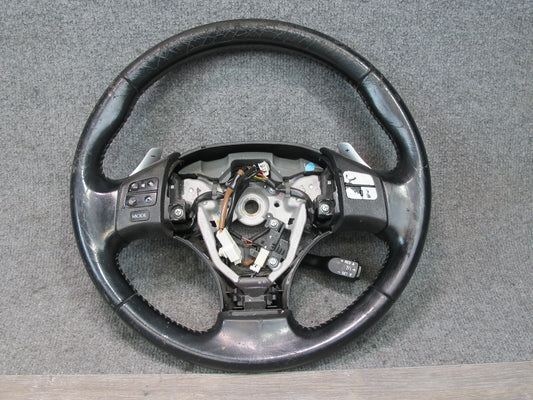 06-12 Lexus IS350 IS250 A/T Leather Steering W/ Switches & Paddles Black OEM