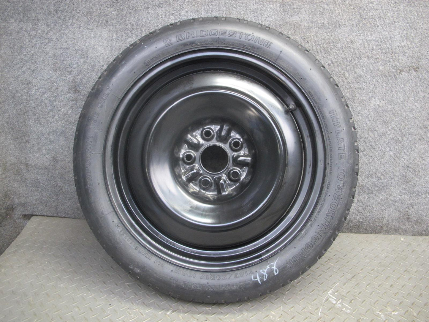10-15 Lexus IS350 IS250 Convertible R17" Spare Tire Wheel 17x4 ET10 145/70 OEM