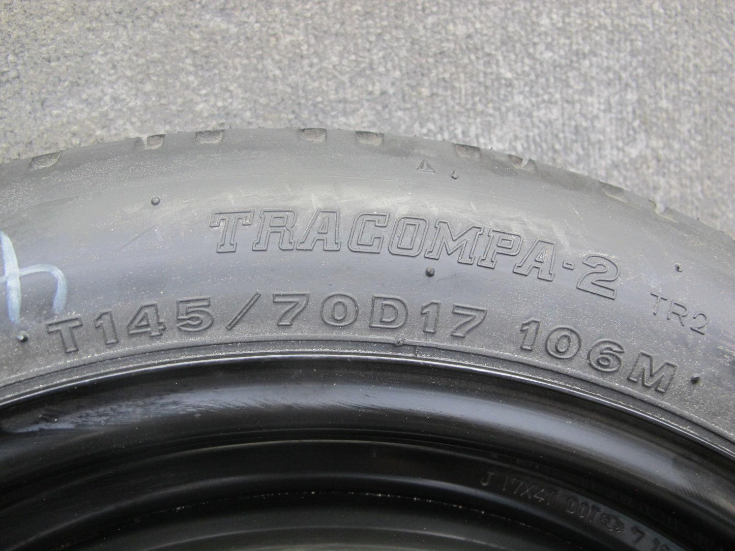 10-15 Lexus IS350 IS250 Convertible R17" Spare Tire Wheel 17x4 ET10 145/70 OEM