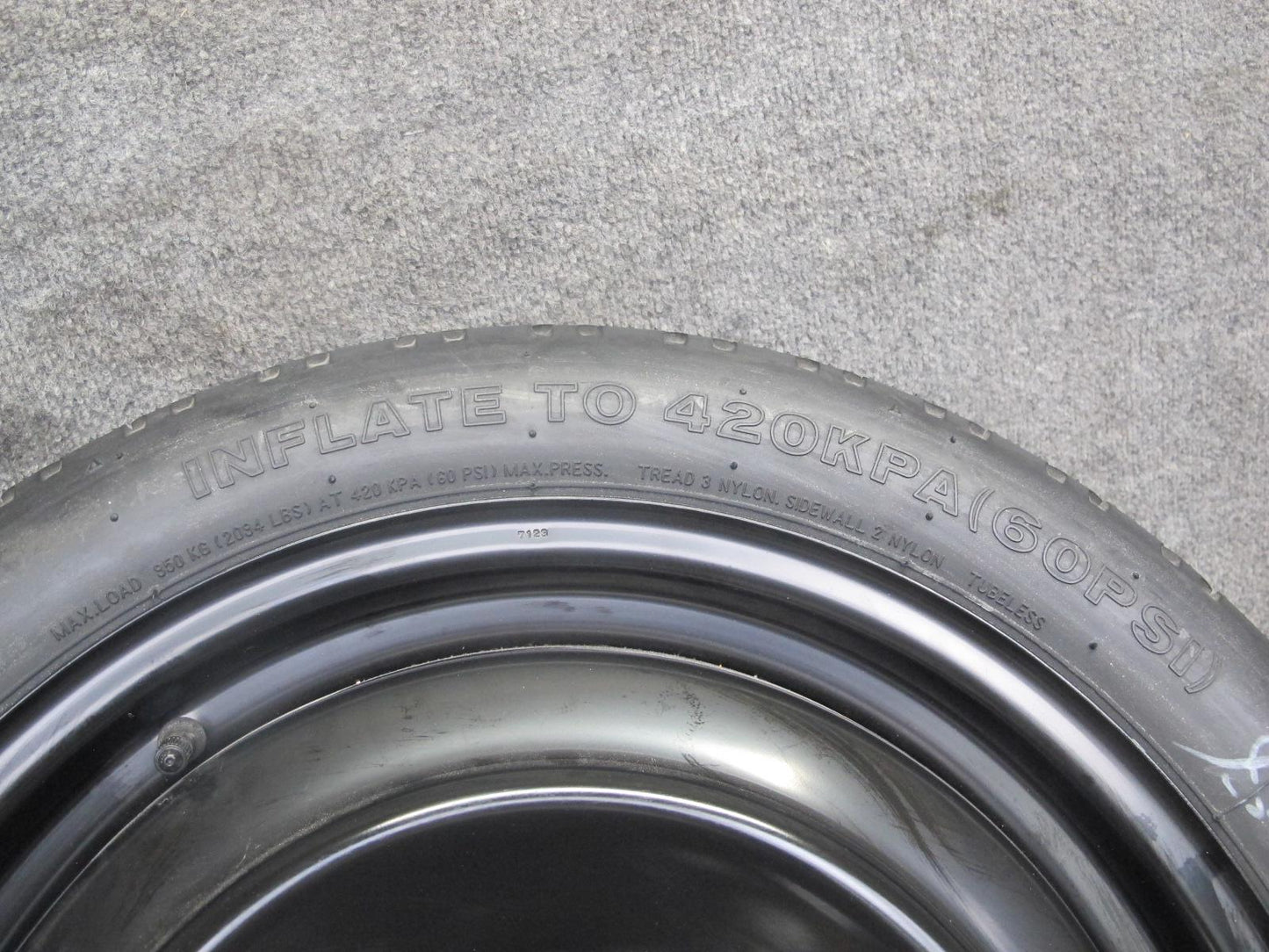 10-15 Lexus IS350 IS250 Convertible R17" Spare Tire Wheel 17x4 ET10 145/70 OEM