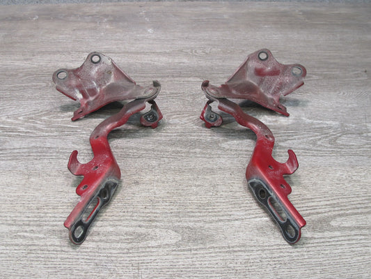 06-15 Lexus IS350 IS250 Set of 2 Front Hood Left & Right Hinge Support RED OEM