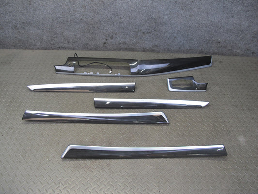 11-13 BMW F10 5-SERIES 550i Interior Dash Door Trim Cover Panel Wood Set OEM