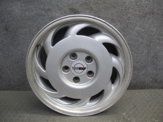 91-92 Chevrolet Corvette C4 Left 17" R17 Alloy Wheel Rim 17x9.5J ET56 OEM