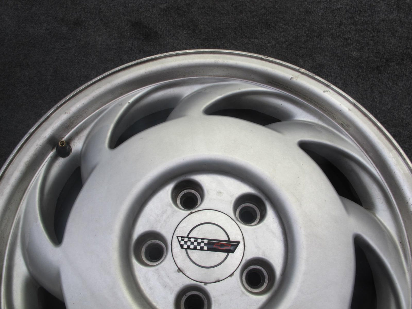 91-92 Chevrolet Corvette C4 Left 17" R17 Alloy Wheel Rim 17x9.5J ET56 OEM