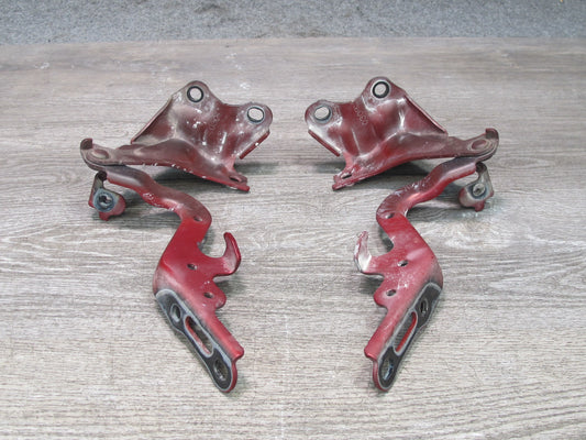 06-15 Lexus IS350 IS250 Set of 2 Front Hood Left & Right Hinge Support RED OEM