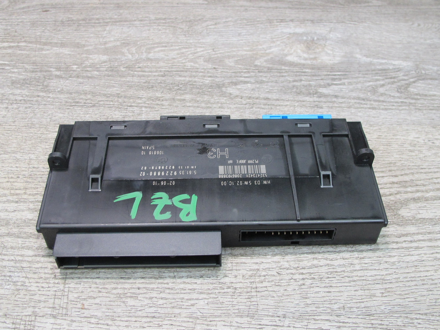 09-16 BMW E89 Z4 Body Control Module Unit BCM BCU 9229880 OEM
