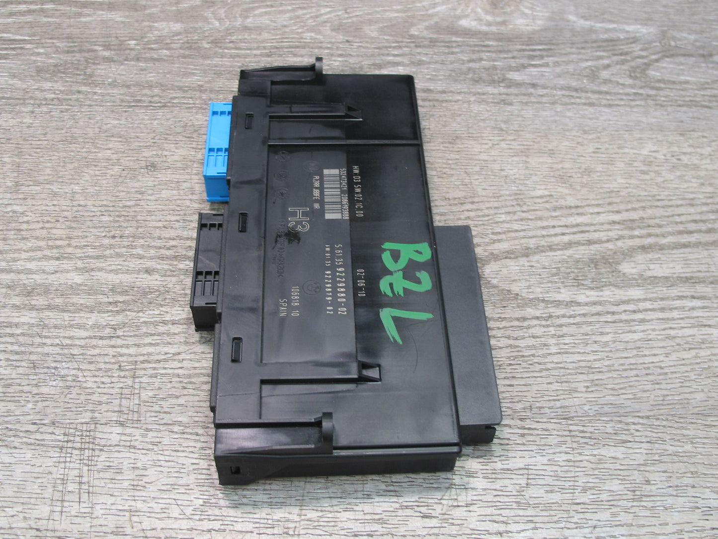 09-16 BMW E89 Z4 Body Control Module Unit BCM BCU 9229880 OEM