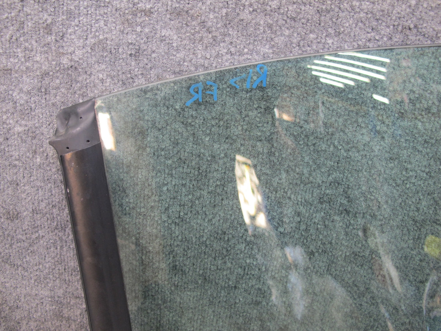 10-15 Lexus IS350 IS250 Convertible Rear Right Side Quarter Window Glass OEM