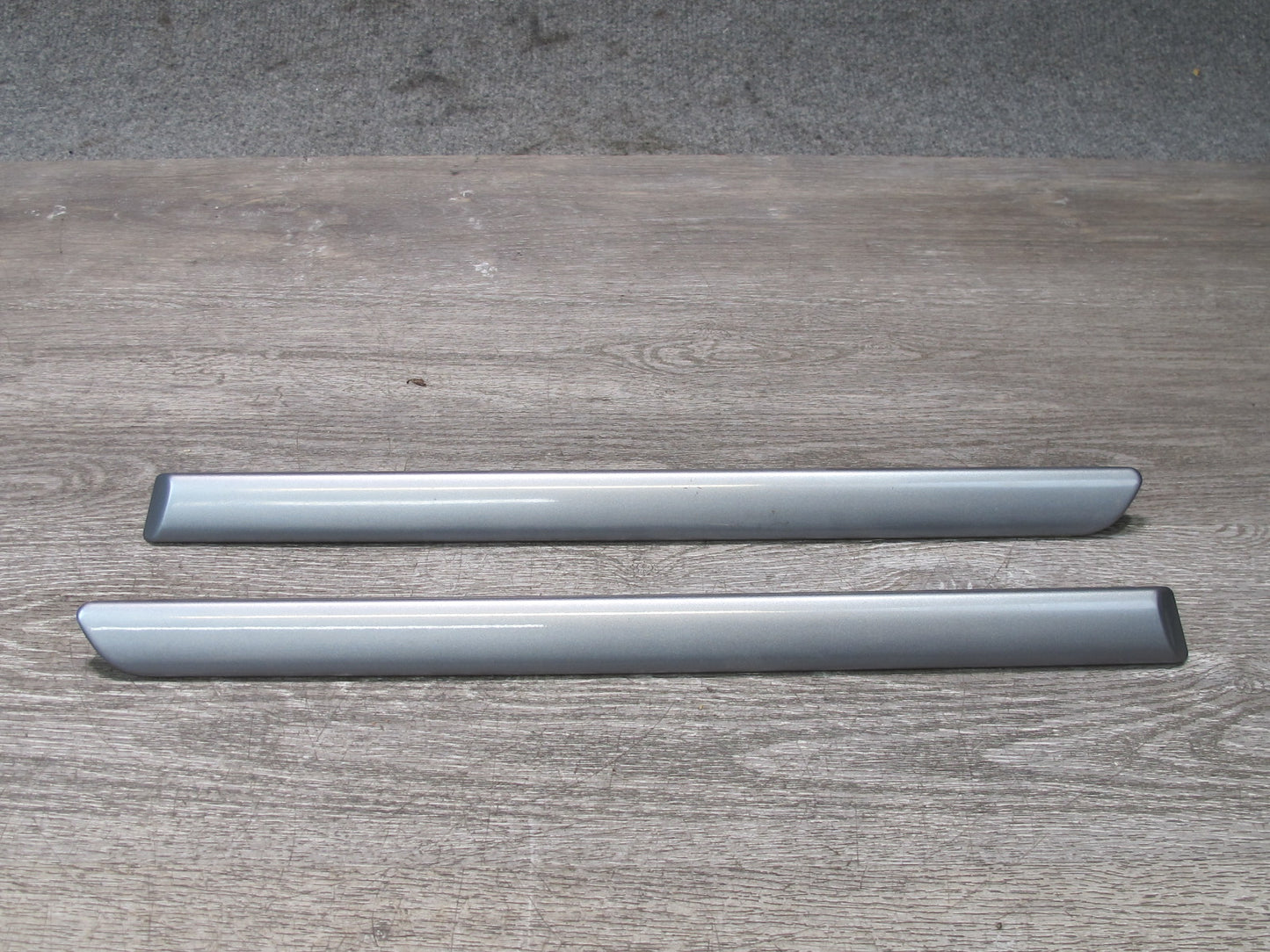 2001-2006 BMW E46 M3 S54 Rear Right & Left Side Quarter Panel Molding Set Silver