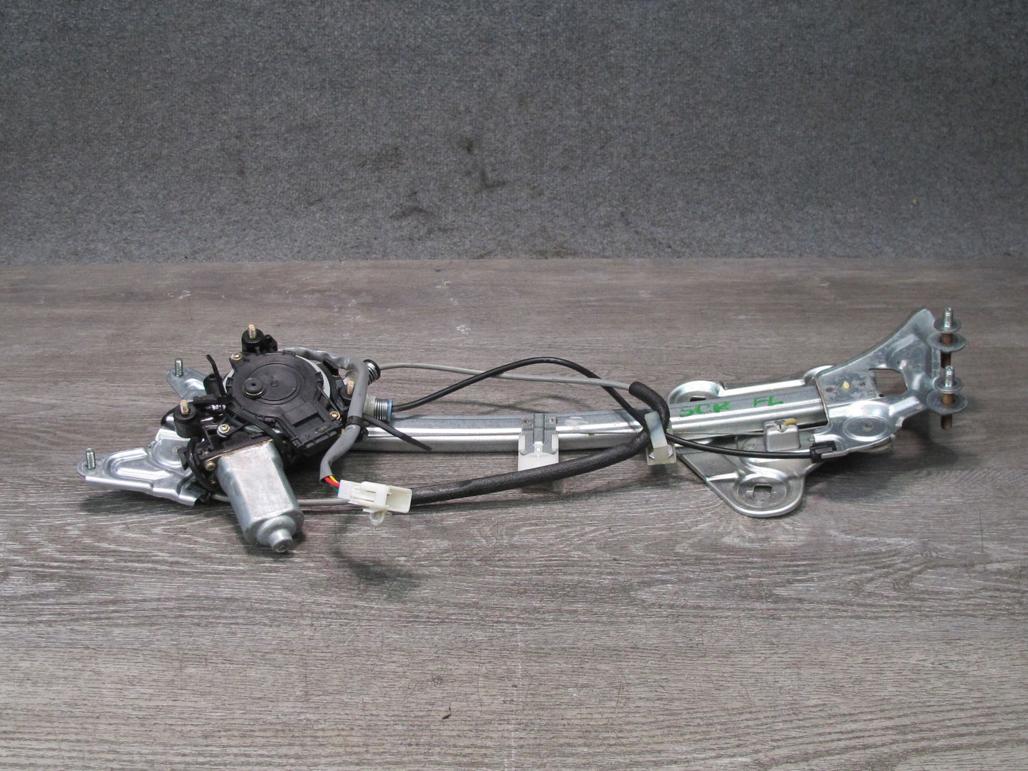 02-10 Lexus Z40 SC430 Front Left Driver Door Window Regulator w Motor OEM