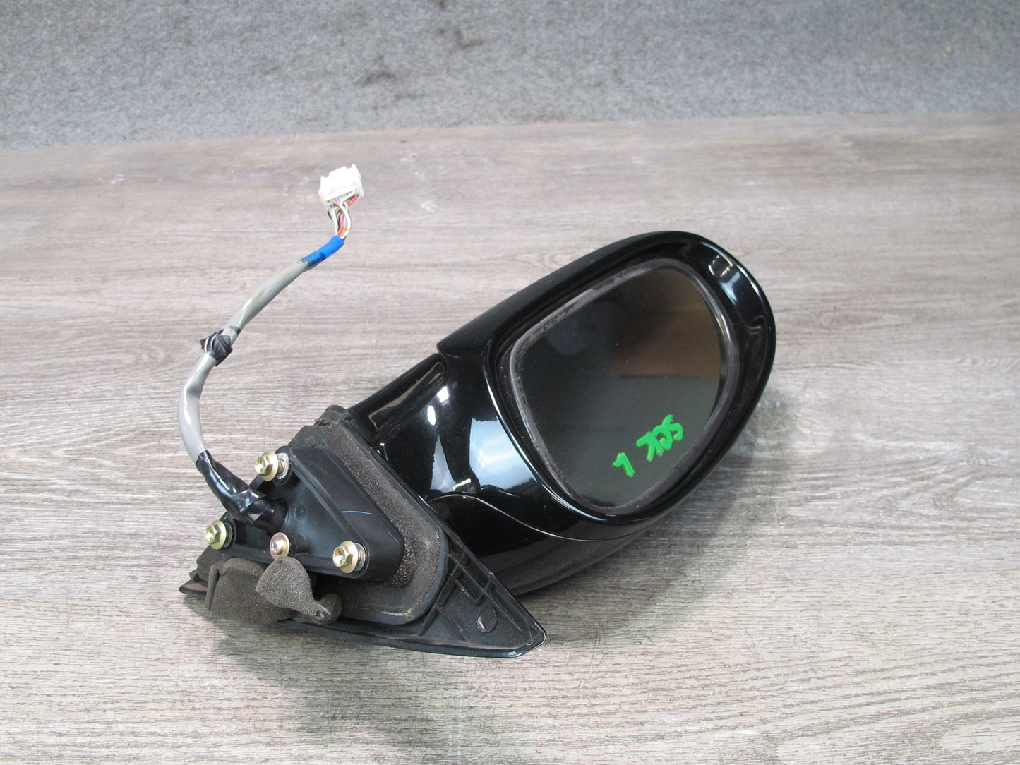 02-05 Lexus SC430 Left Door Side View Exterior Heated Memory Mirror Black OEM