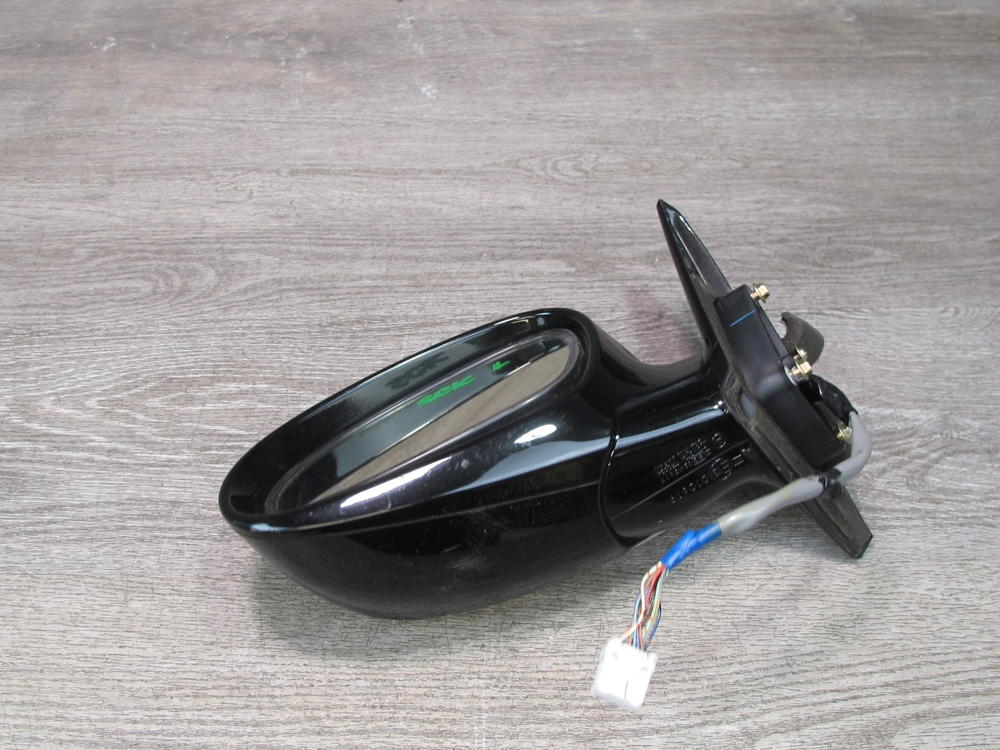 02-05 Lexus SC430 Left Door Side View Exterior Heated Memory Mirror Black OEM