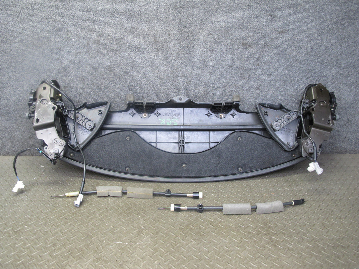 02-10 Lexus Z40 SC430 Rear Package Tray Flap Cargo Deck Cover Panel w Hinge OEM