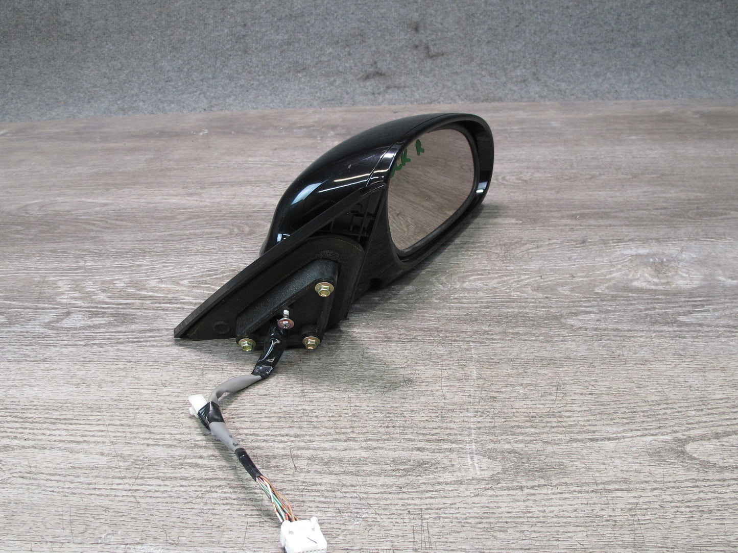 02-05 Lexus SC430 Right Door Side View Exterior Heated Memory Mirror Black OEM